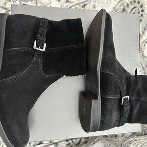 La Canadienne Black suede Lara boots 7 1/2